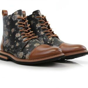 NEW Polar Fox BROOKE Men’s High Top Cap Toe Fashion Boots, Sz. 12